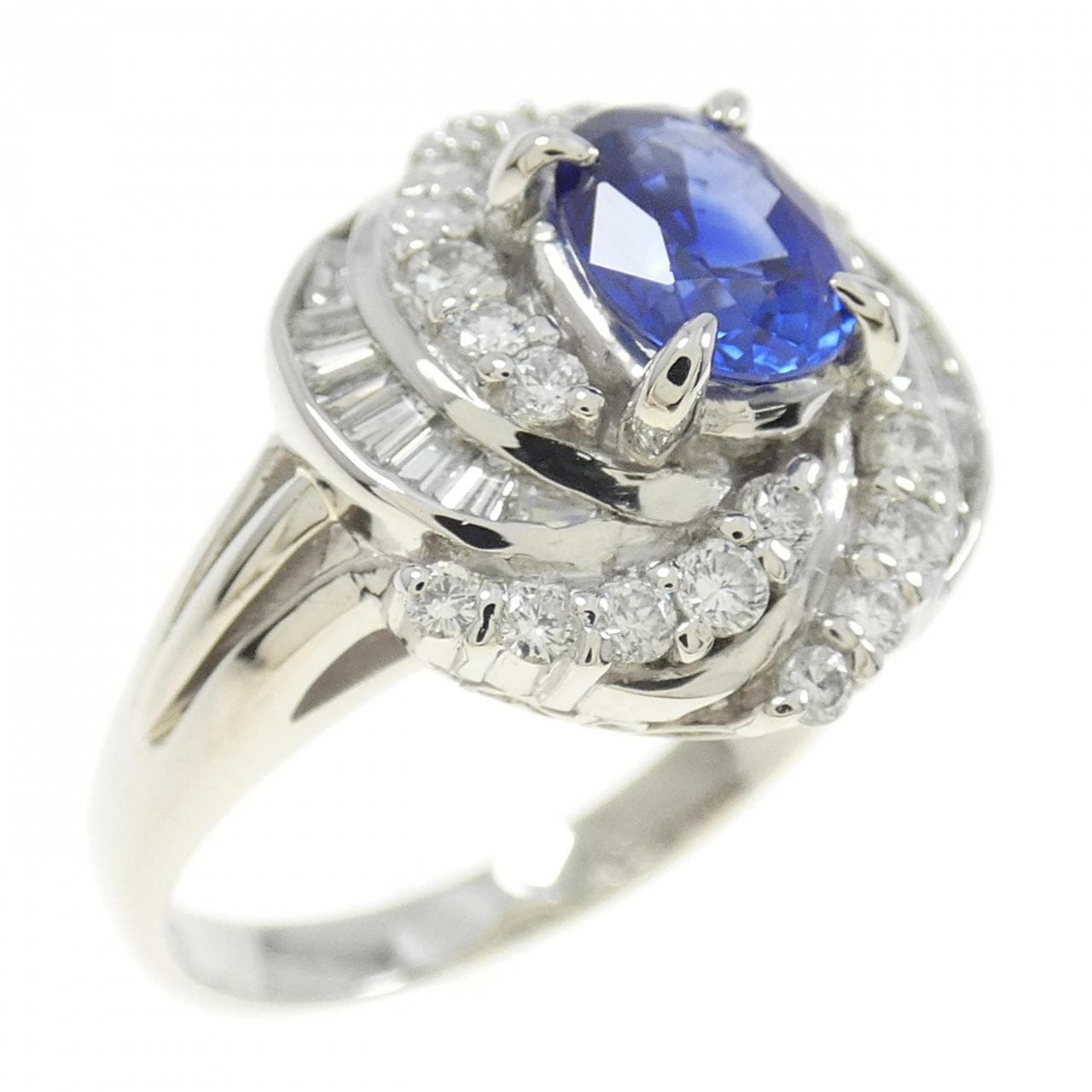 PT900蓝宝石戒指0.95CT
