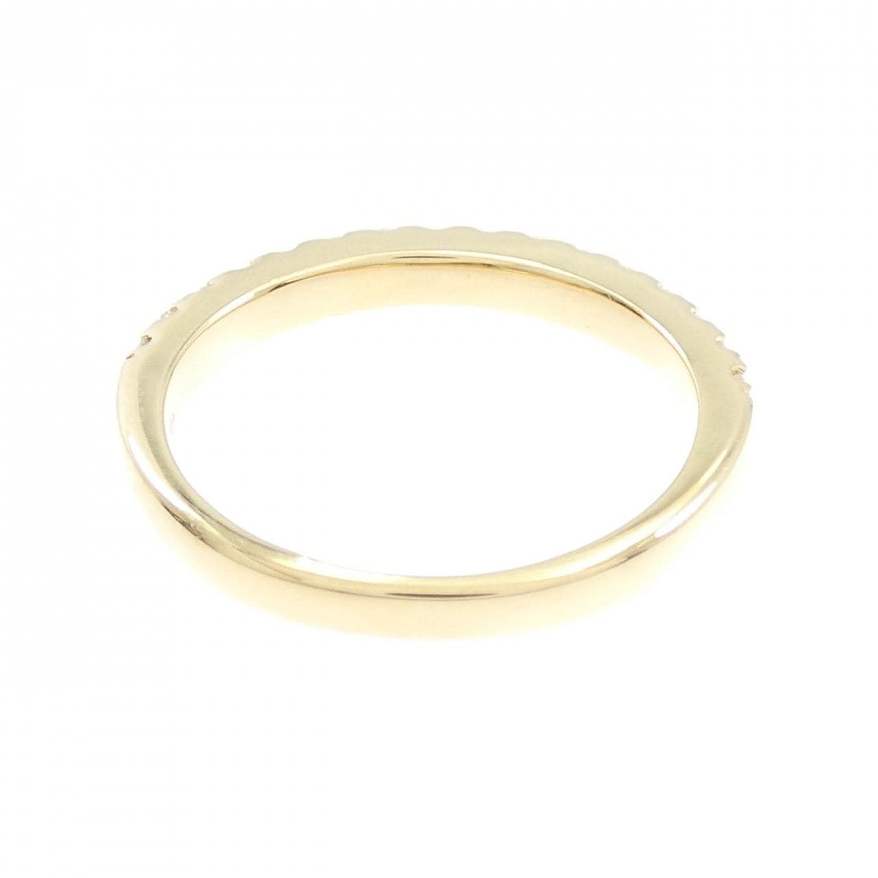 【リメイク】K18YG ハーフエタニティ ダイヤモンド リング 0.32CT