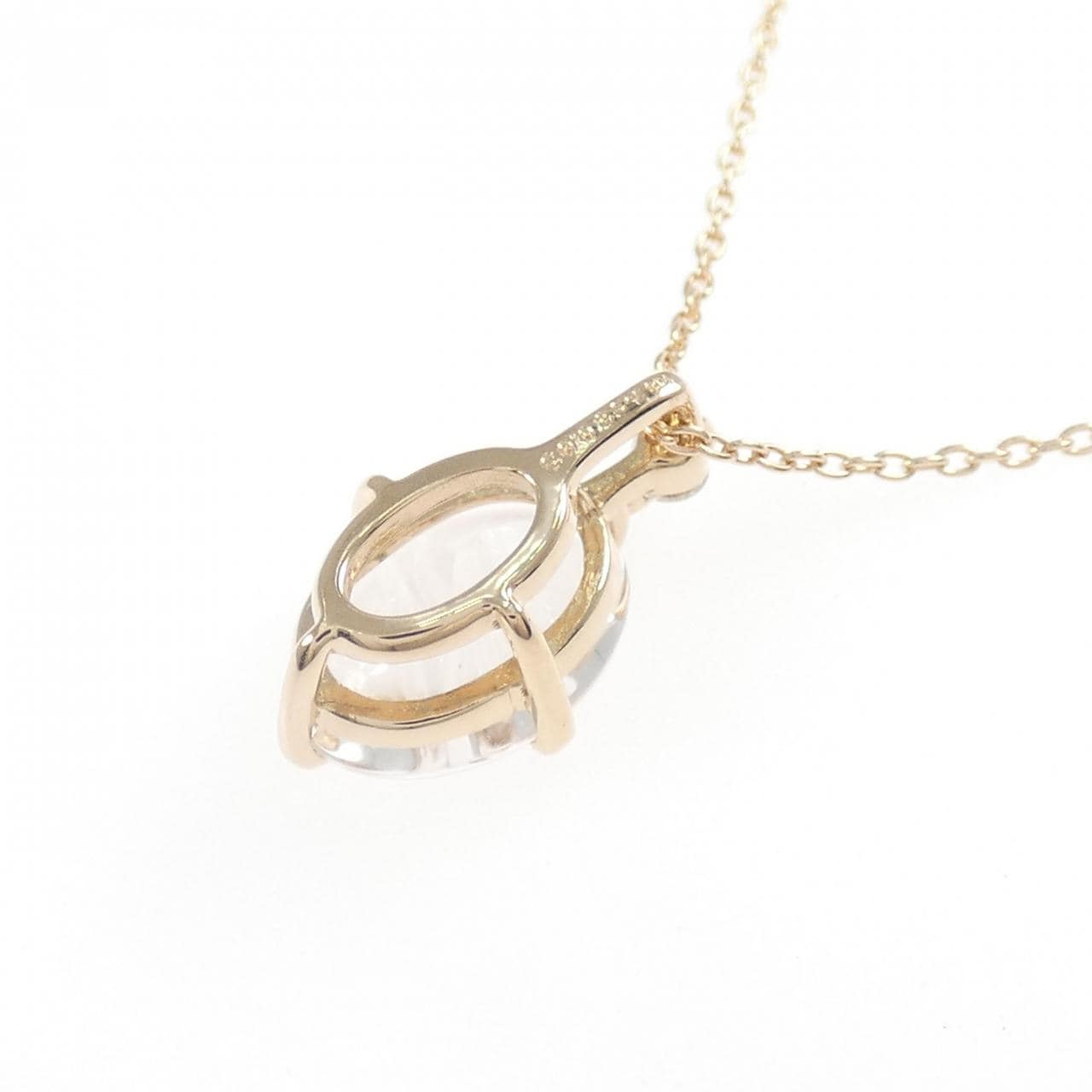K18PG クオーツ ネックレス 1.32CT
