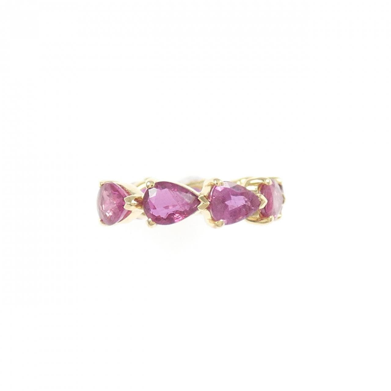18K Yellow Gold Ruby Ear Cuff 1.43CT (Single)