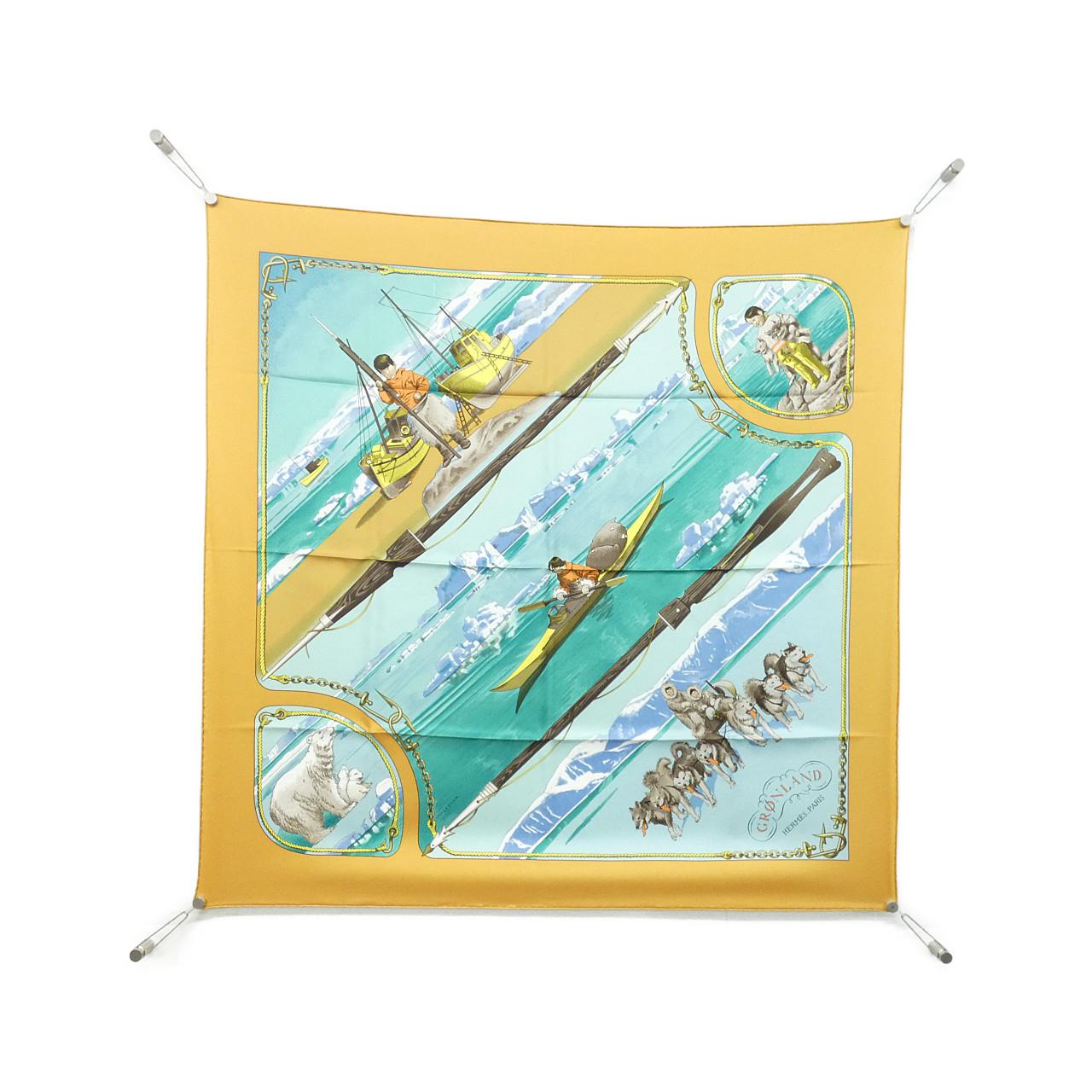 エルメス GRONLAND カレ スカーフ