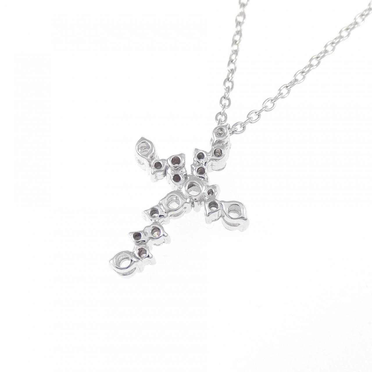 ポンテヴェキオ クロス ネックレス 0.17CT