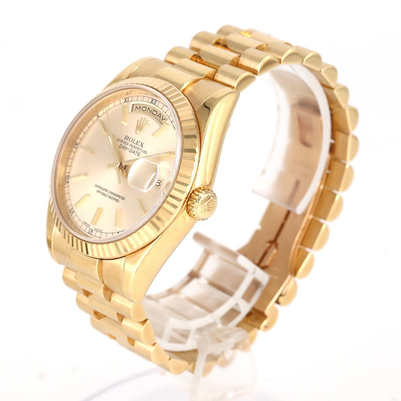 【ノーメンテナンス還元価格】ロレックス デイデイト 118238 YG 自動巻 P番
