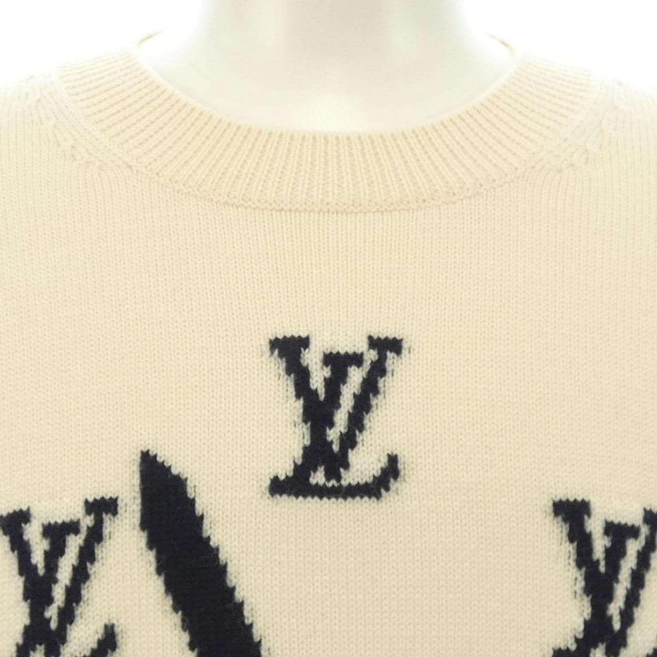 ルイヴィトン LOUIS VUITTON クロックインタルシアプルオーバー HKN78WZLL ニット