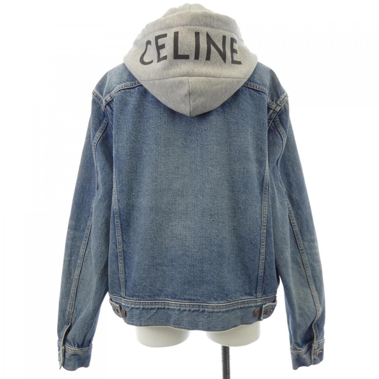 セリーヌ CELINE フード付きトラッカージャケット 2Q472930F デニムジャケット