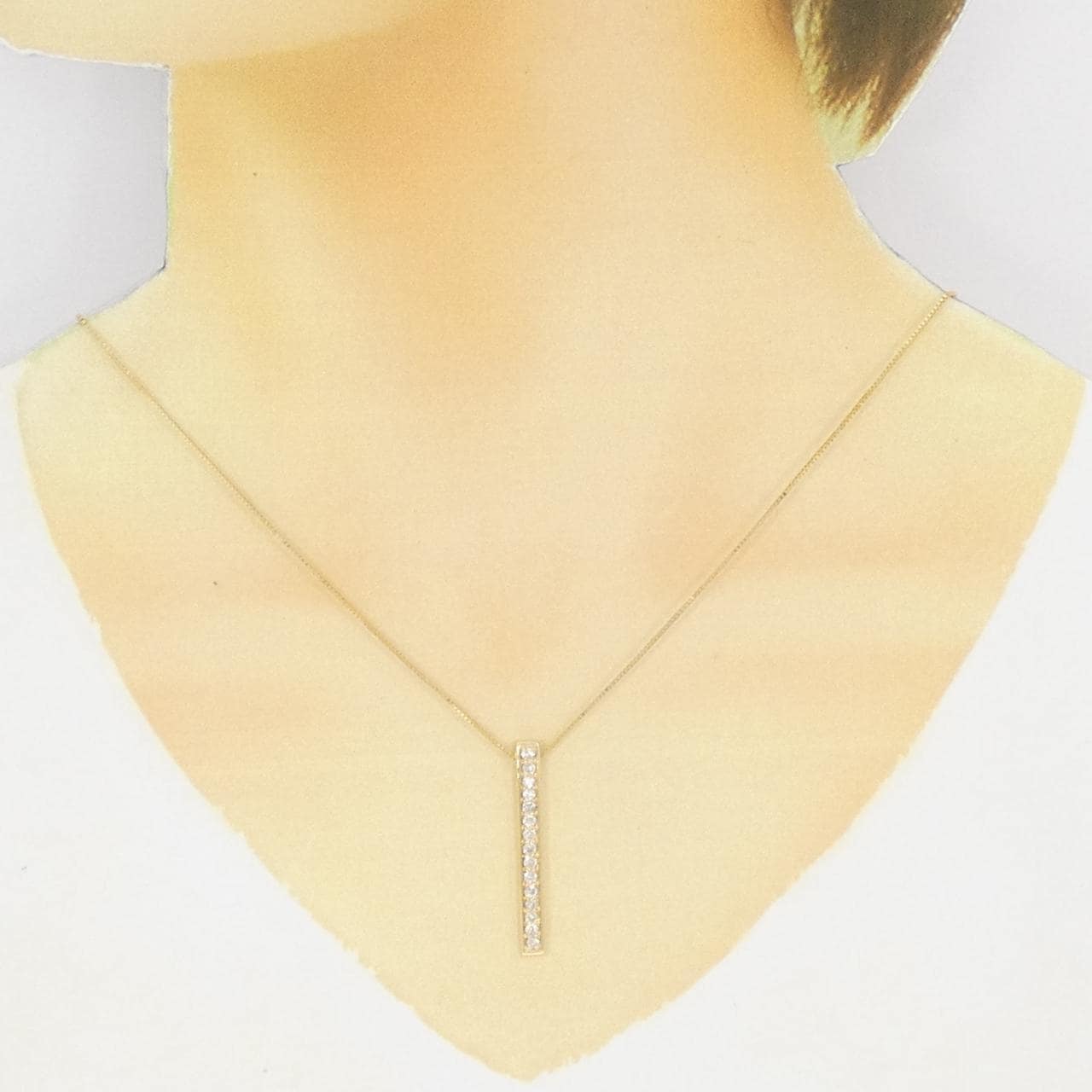 K18YG ダイヤモンド ネックレス 0.50CT