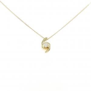 K18YG ダイヤモンド ネックレス 0.13CT