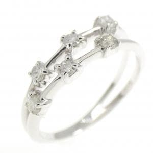 K14WG ダイヤモンド リング 0.20CT