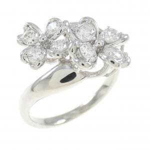 PT フラワー ダイヤモンド リング 0.53CT