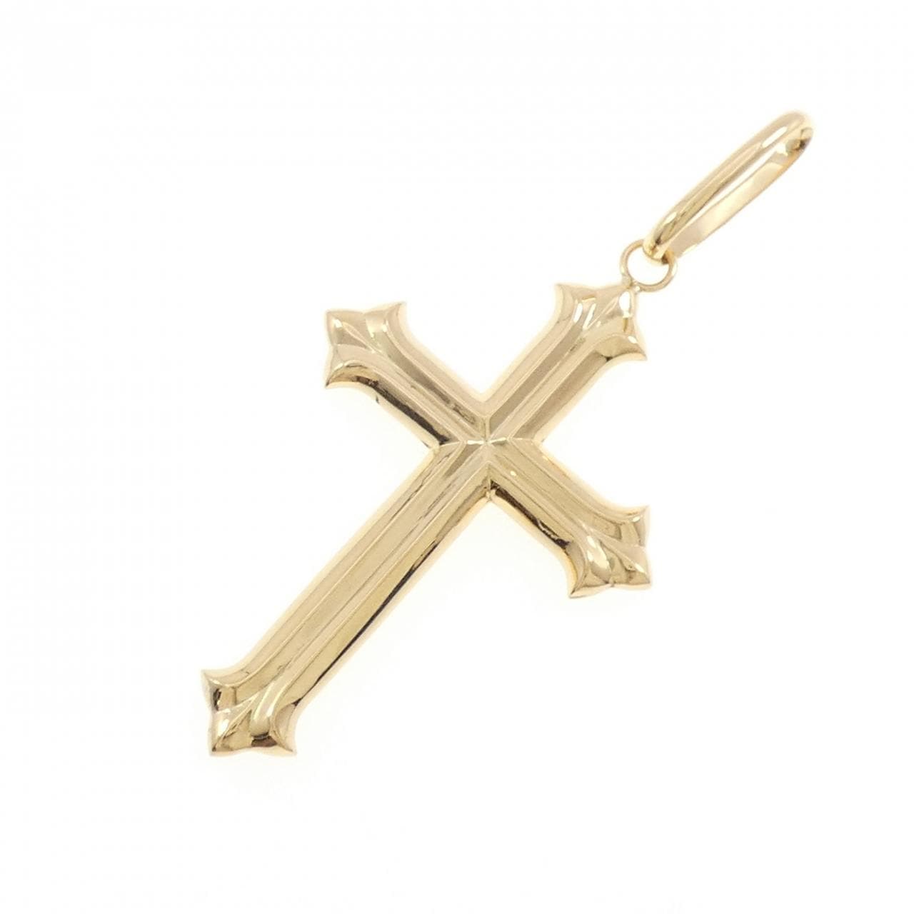 【新品】K18YG クロス ペンダント