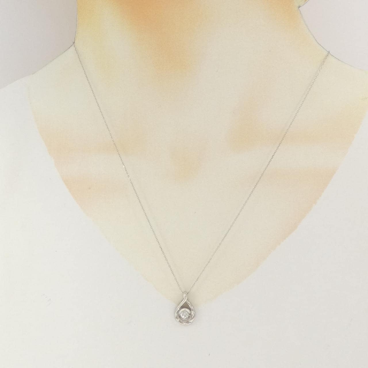 PT900/PT850 ダイヤモンド ネックレス 0.20CT