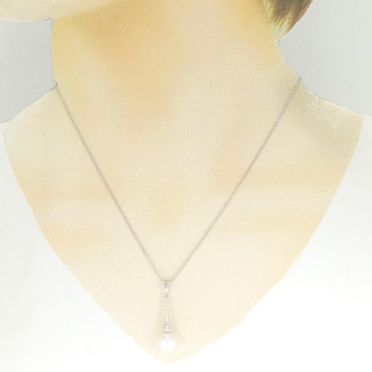 PT950/PT850 アコヤパール ネックレス 8.6mm