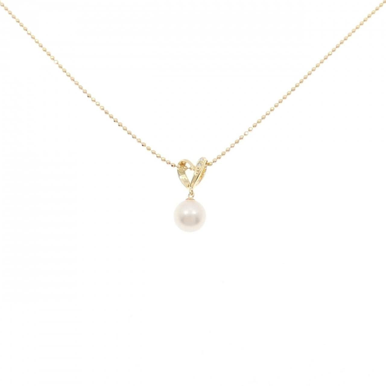 K18YG アコヤパール ネックレス 7.3mm