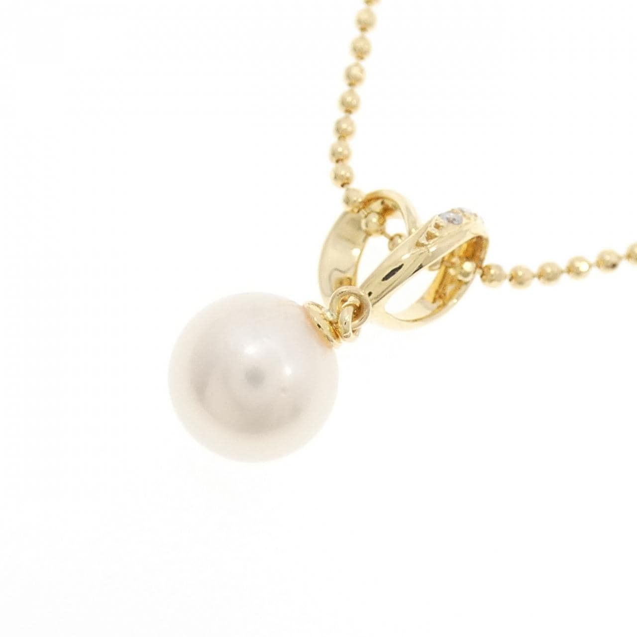 K18YG アコヤパール ネックレス 7.3mm