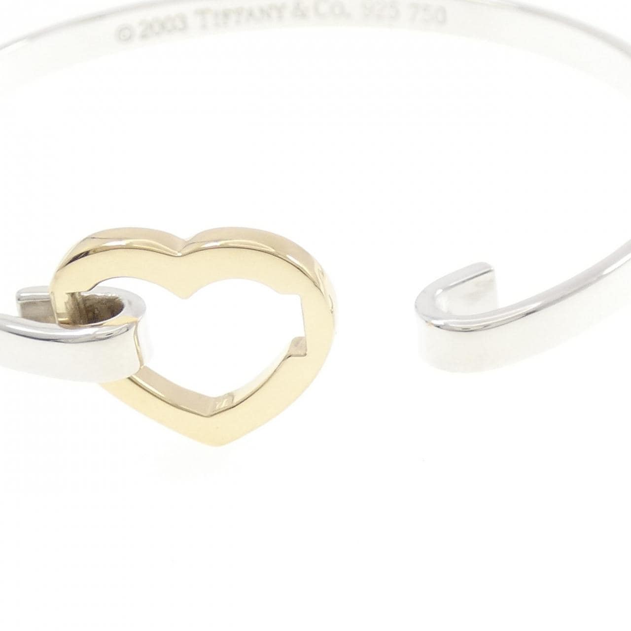 【ヴィンテージ】ティファニー ハート バングル