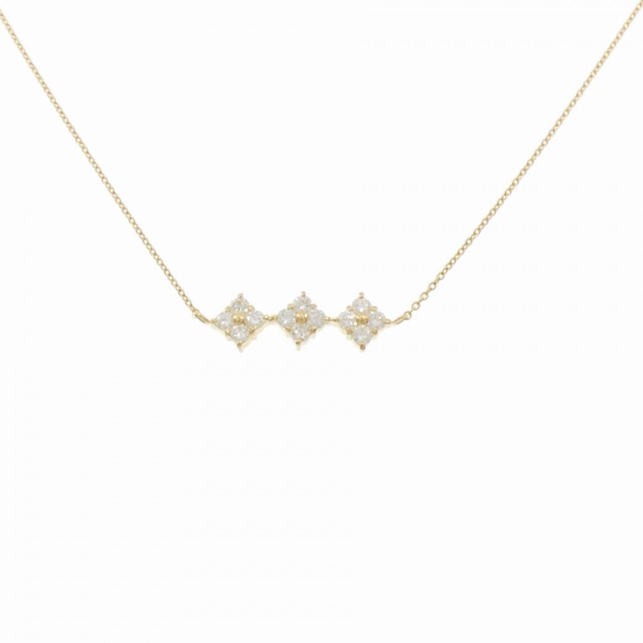 K18YG ダイヤモンド ネックレス