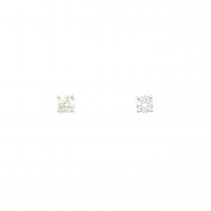 PT/PT900 ソリティア ダイヤモンド ピアス 0.30CT