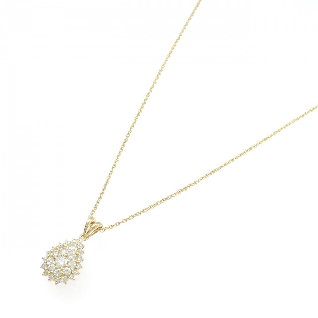 K18YG ダイヤモンド ネックレス 1.00CT