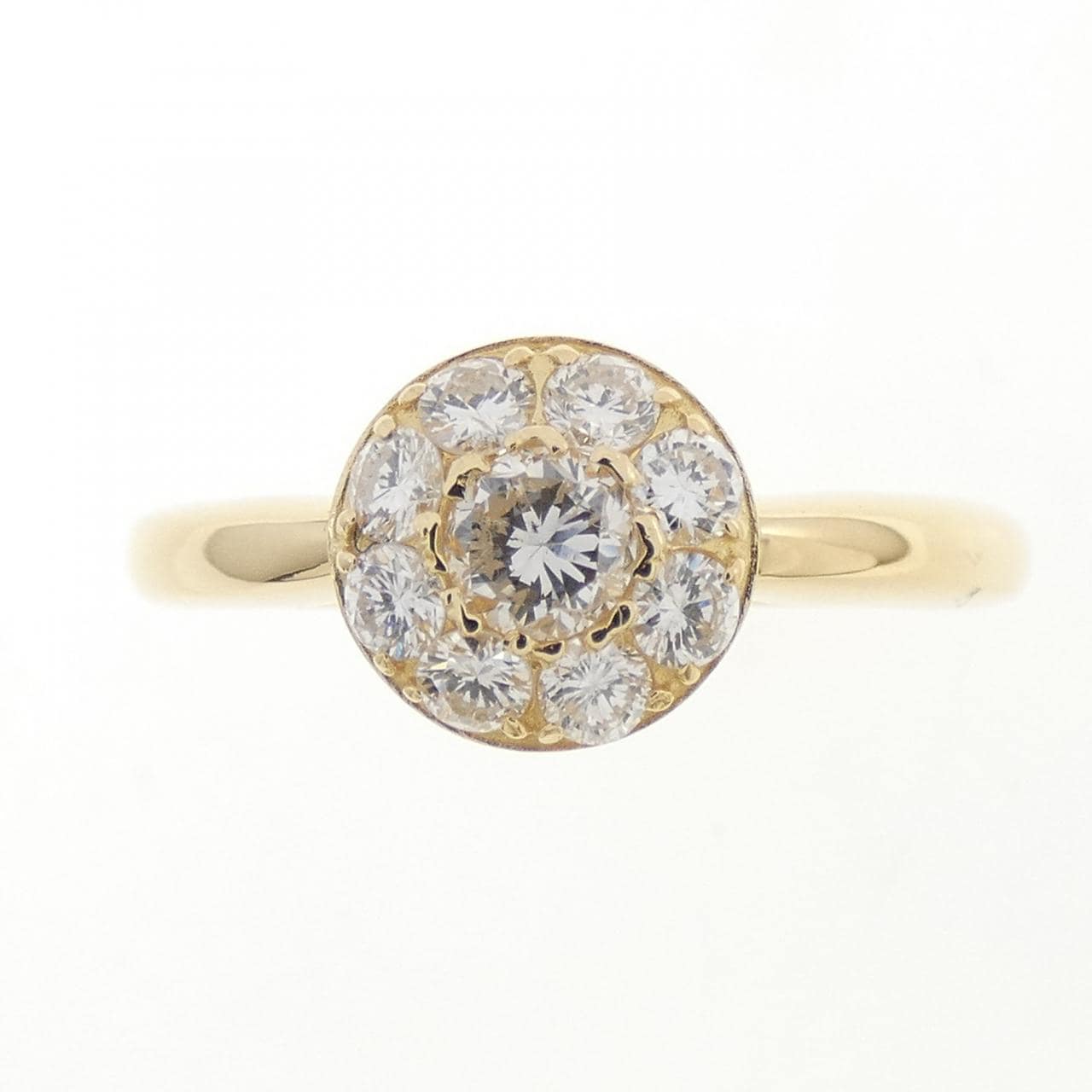 K18YG ダイヤモンド リング 0.52CT