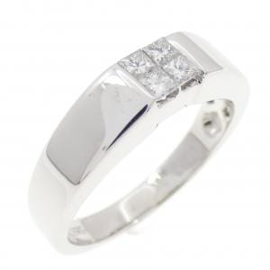 K18WG ダイヤモンド リング 0.18CT