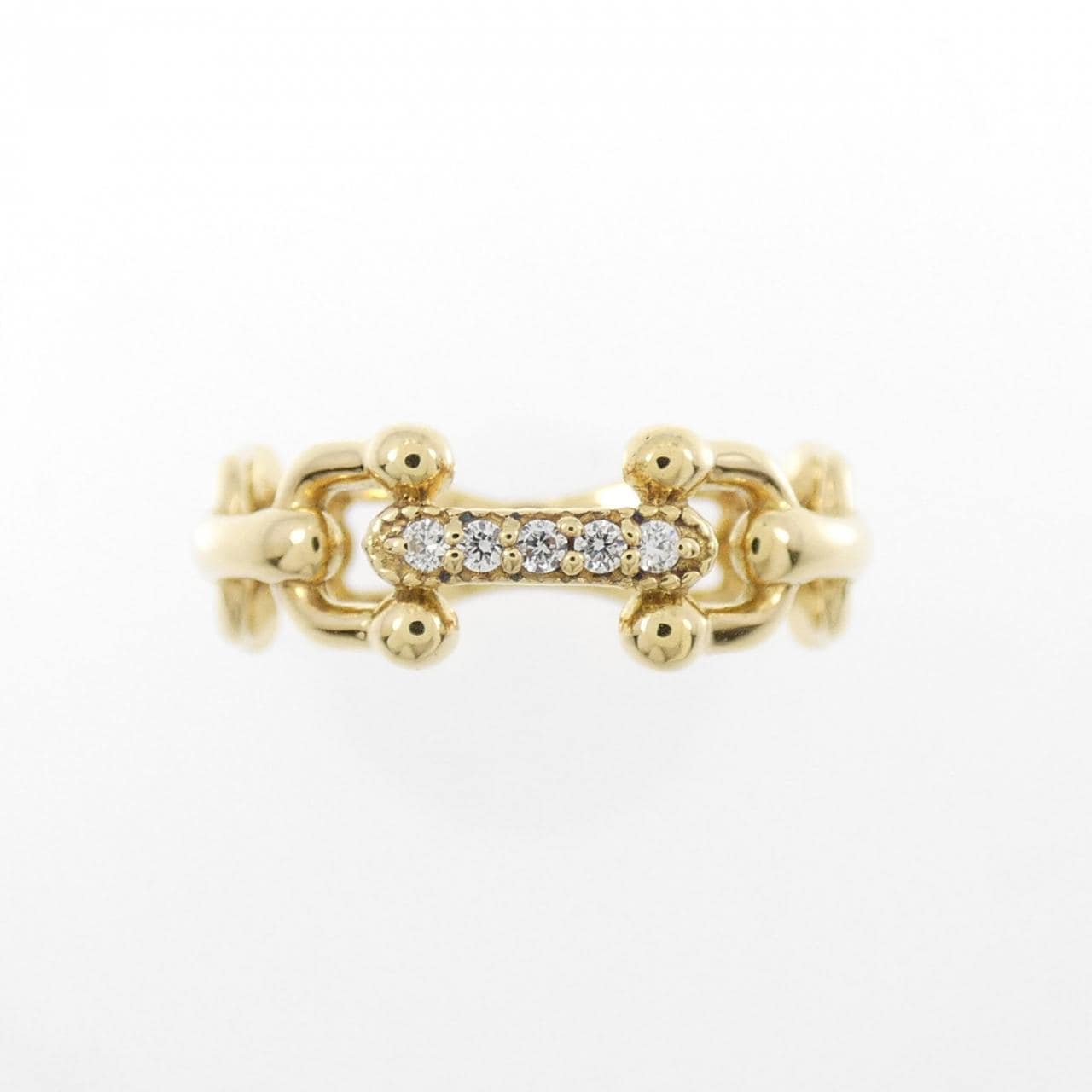 【新品】K18YG ダイヤモンド リング 0.02CT