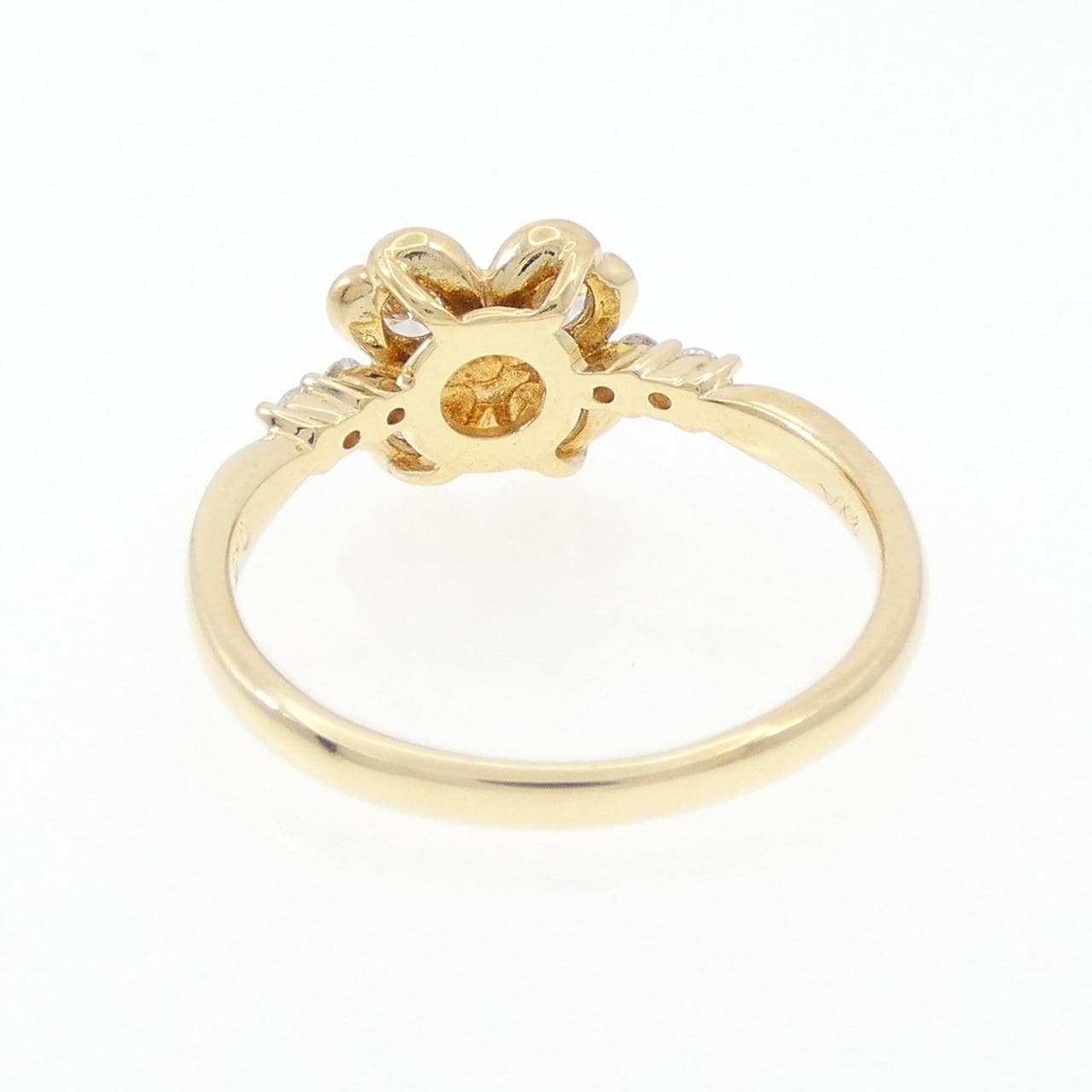 K18YG クローバー ダイヤモンド リング 0.50CT