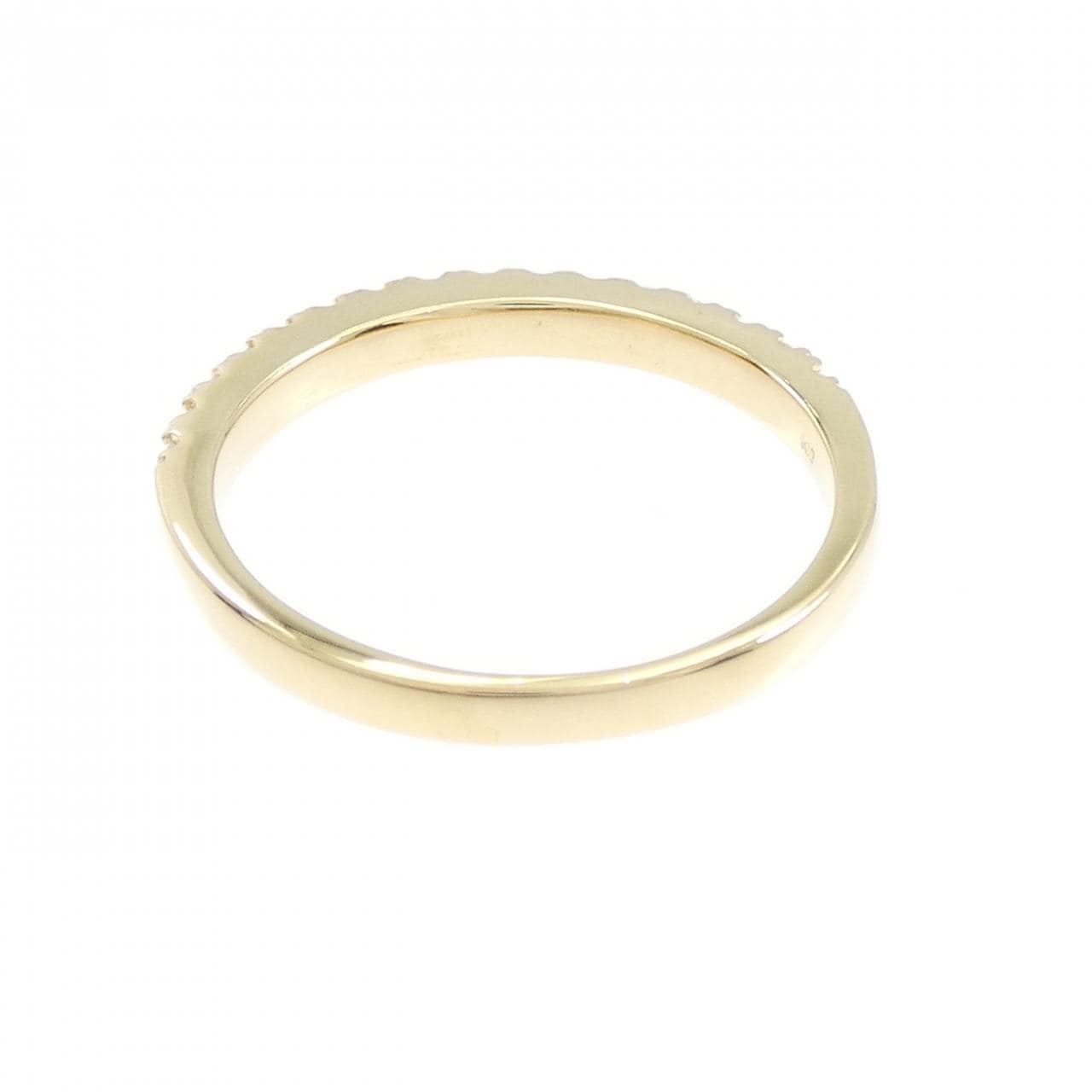 【リメイク】K18YG ハーフエタニティ ダイヤモンド リング 0.32CT