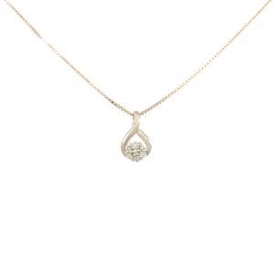 K10PG ダイヤモンド ネックレス 0.035CT