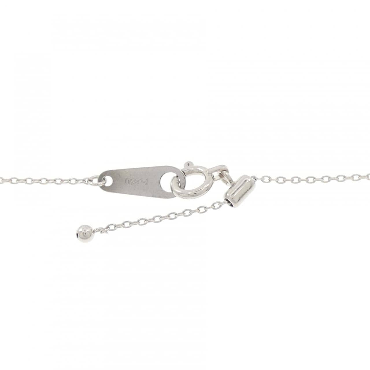 PT900/PT850 エメラルド ネックレス 0.37CT