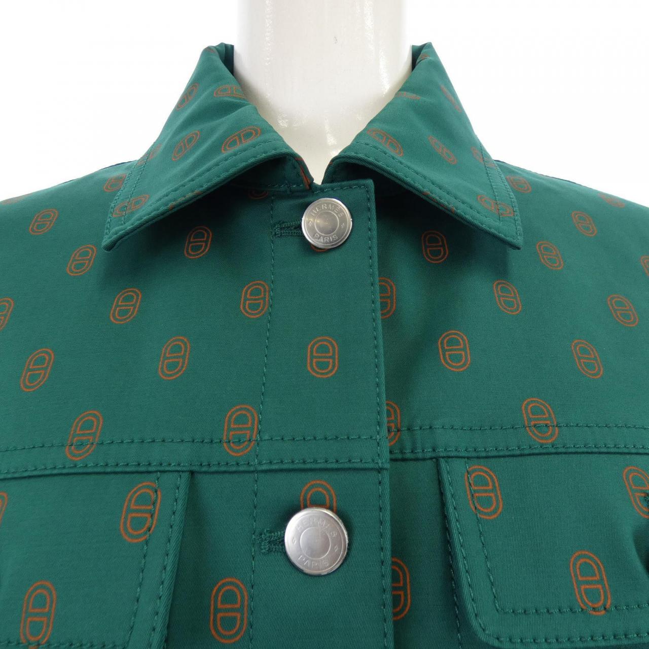 エルメス HERMES シェーヌ・ダンクル クルー・ド・セル 4E0264D7 ジャケット