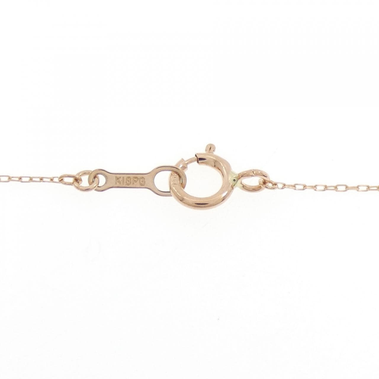 K18PG ダイヤモンド ネックレス 0.10CT