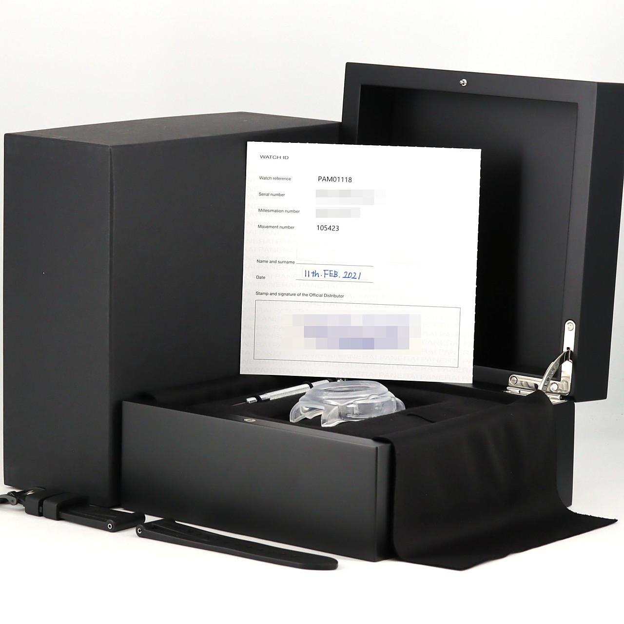 パネライ ルミノールマリーナカーボテック LIMITED PAM01118 カーボテック 自動巻