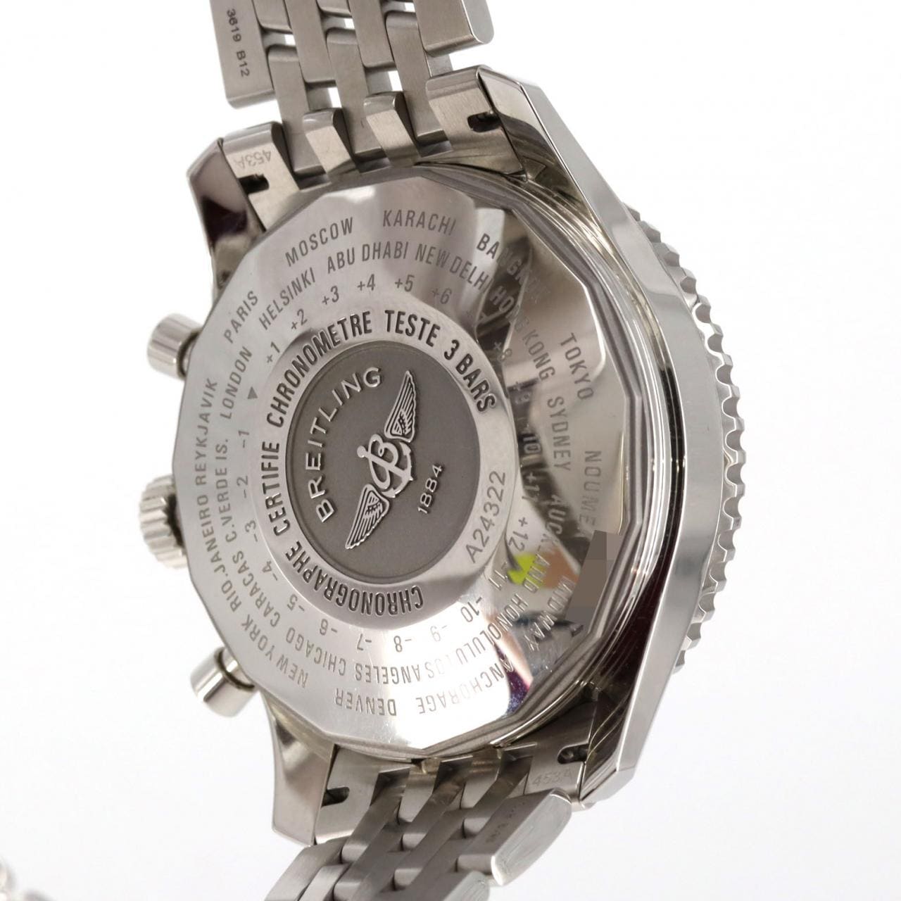 ブライトリング ナビタイマークロノグラフGMT46 A24322/A242B-2NP SS 自動巻