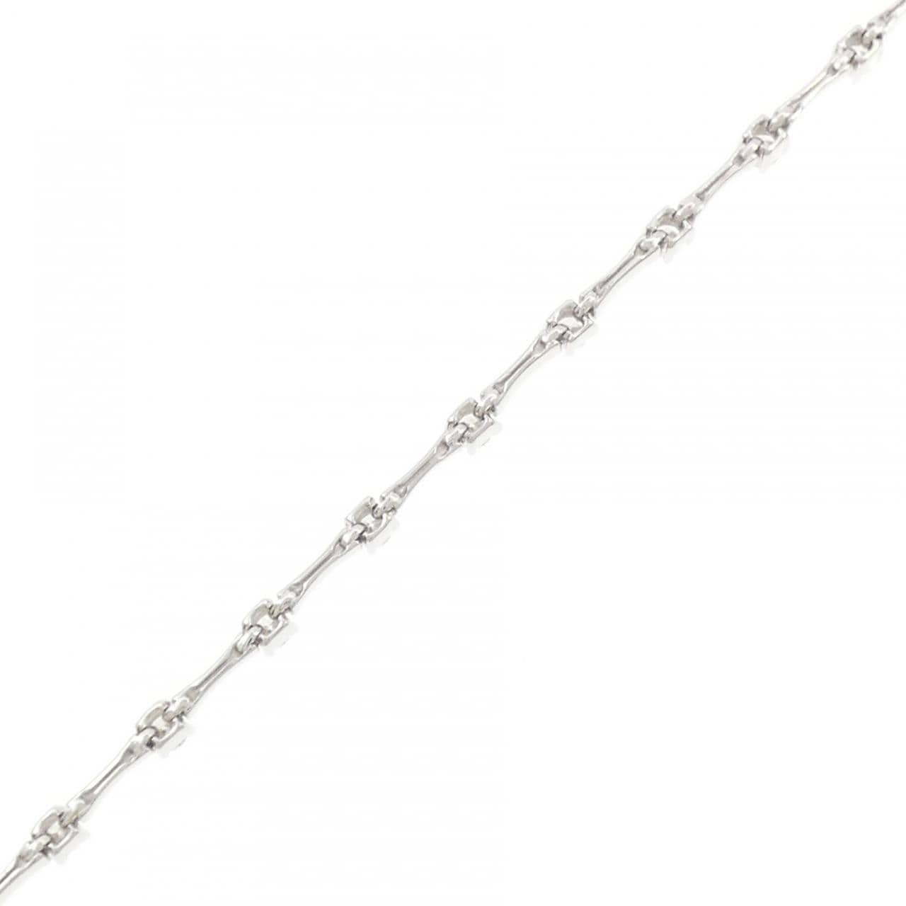 K18WG ダイヤモンド ブレスレット 1.00CT