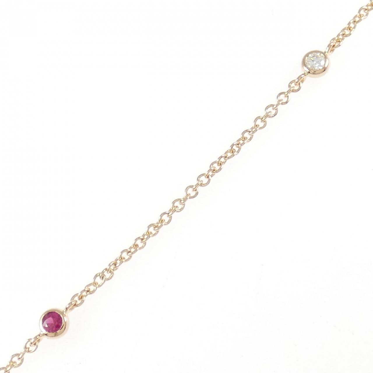 750PG ルビー ネックレス
