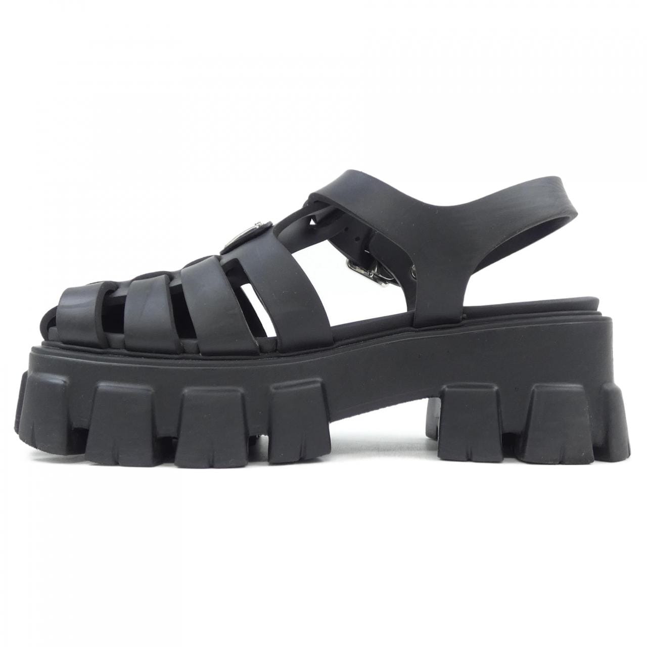プラダ PRADA トライアングルロゴ モノリス 1X853M フォームラバー サンダル