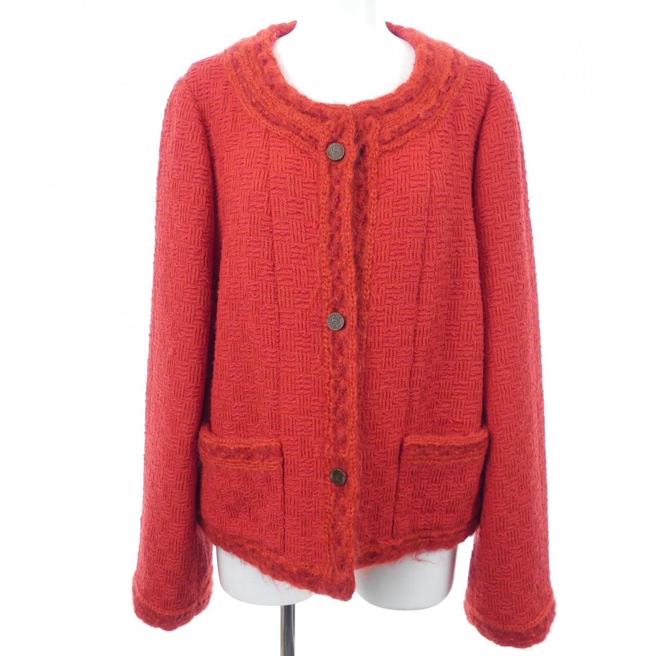 【ヴィンテージ】シャネル CHANEL P11836V05801 98A ノーカラージャケット