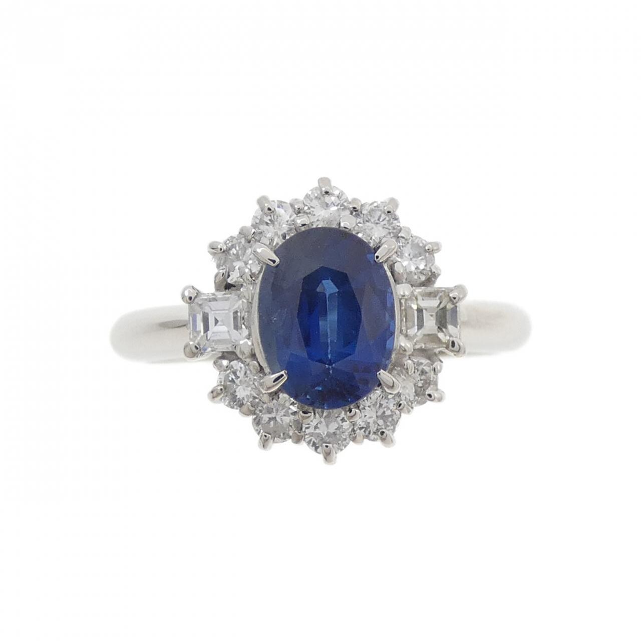 PT900 サファイヤ リング 1.06CT