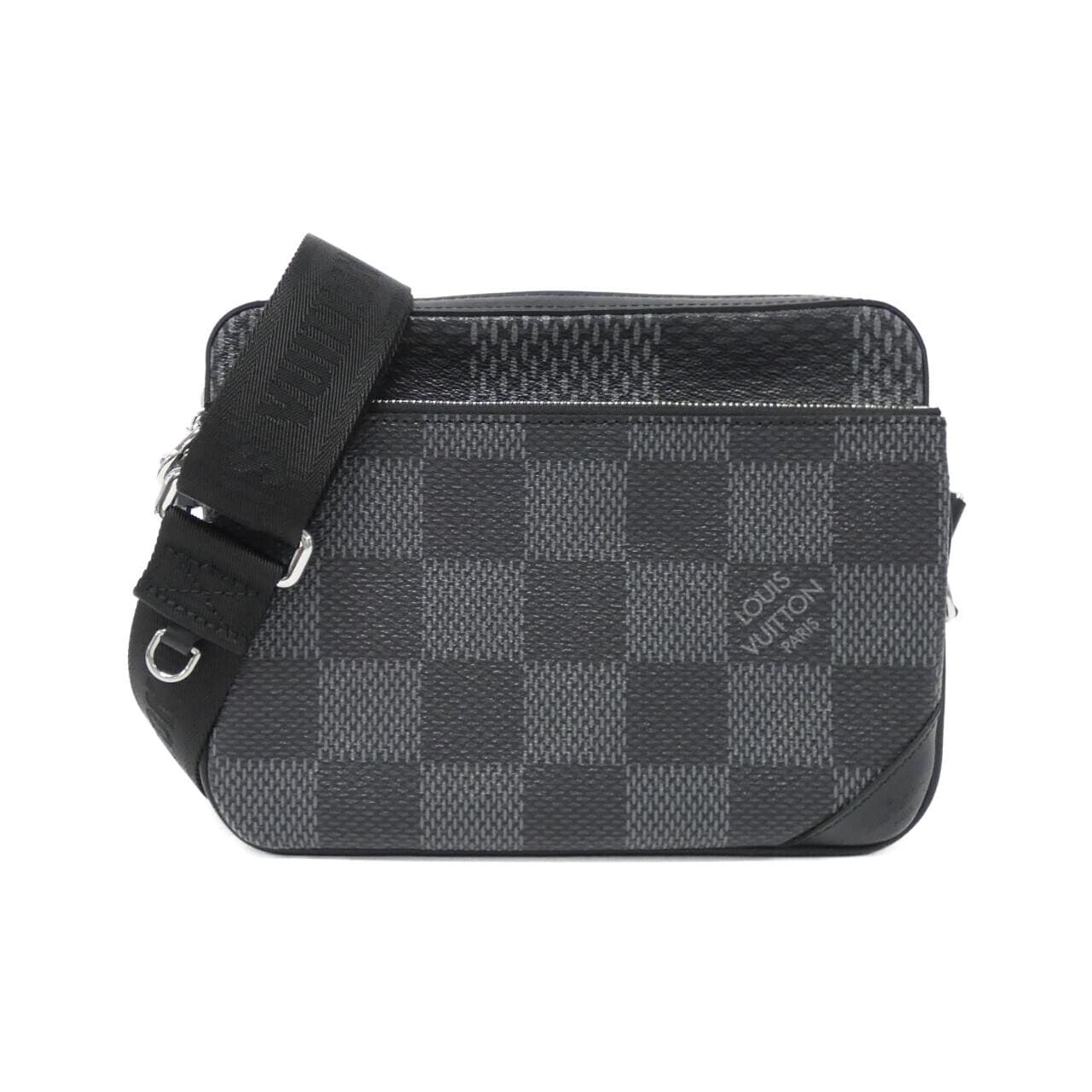 LOUIS VUITTON Damier Graphite 3D Trio 邮差包 N50017 单肩包