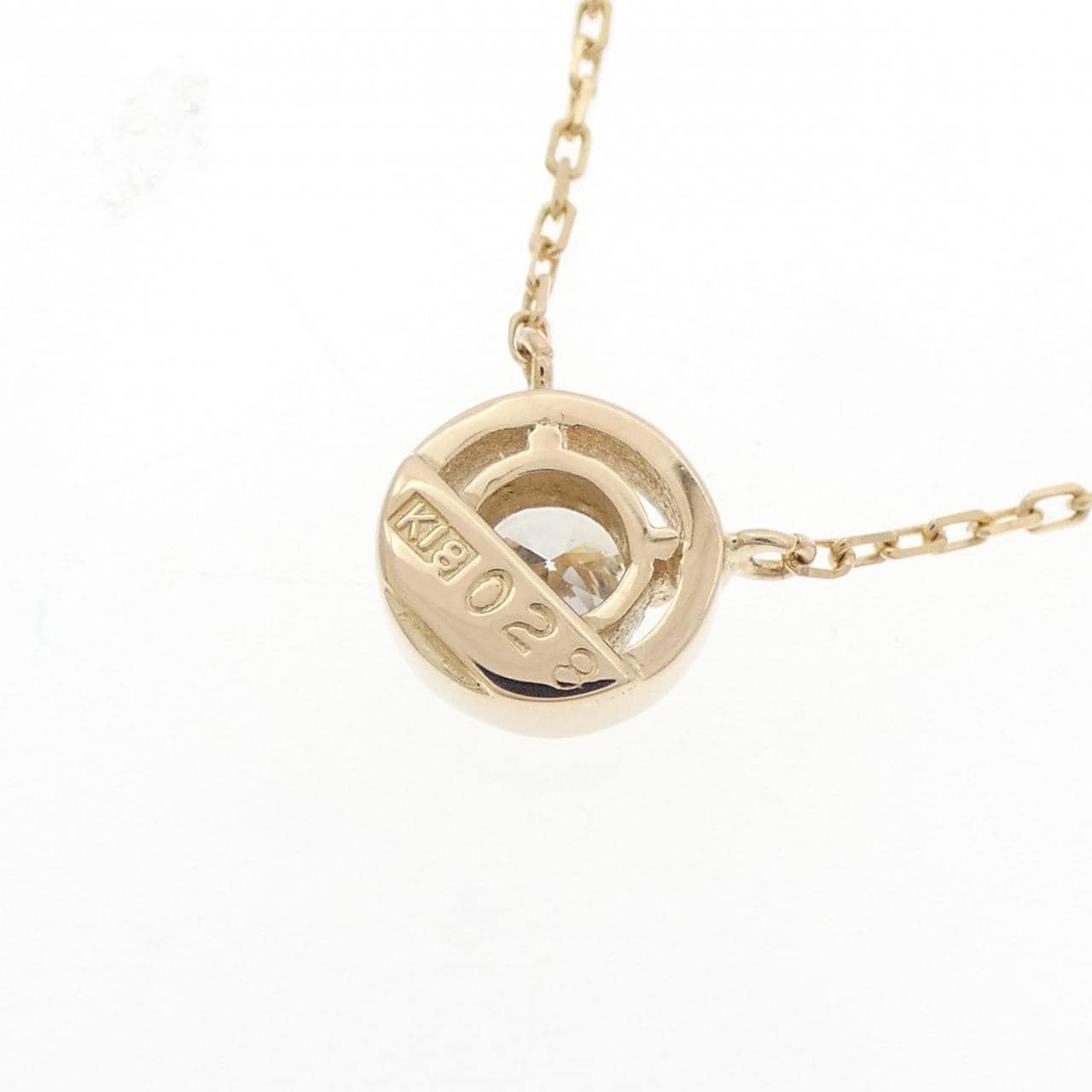 K18YG ダイヤモンド ネックレス 0.28CT
