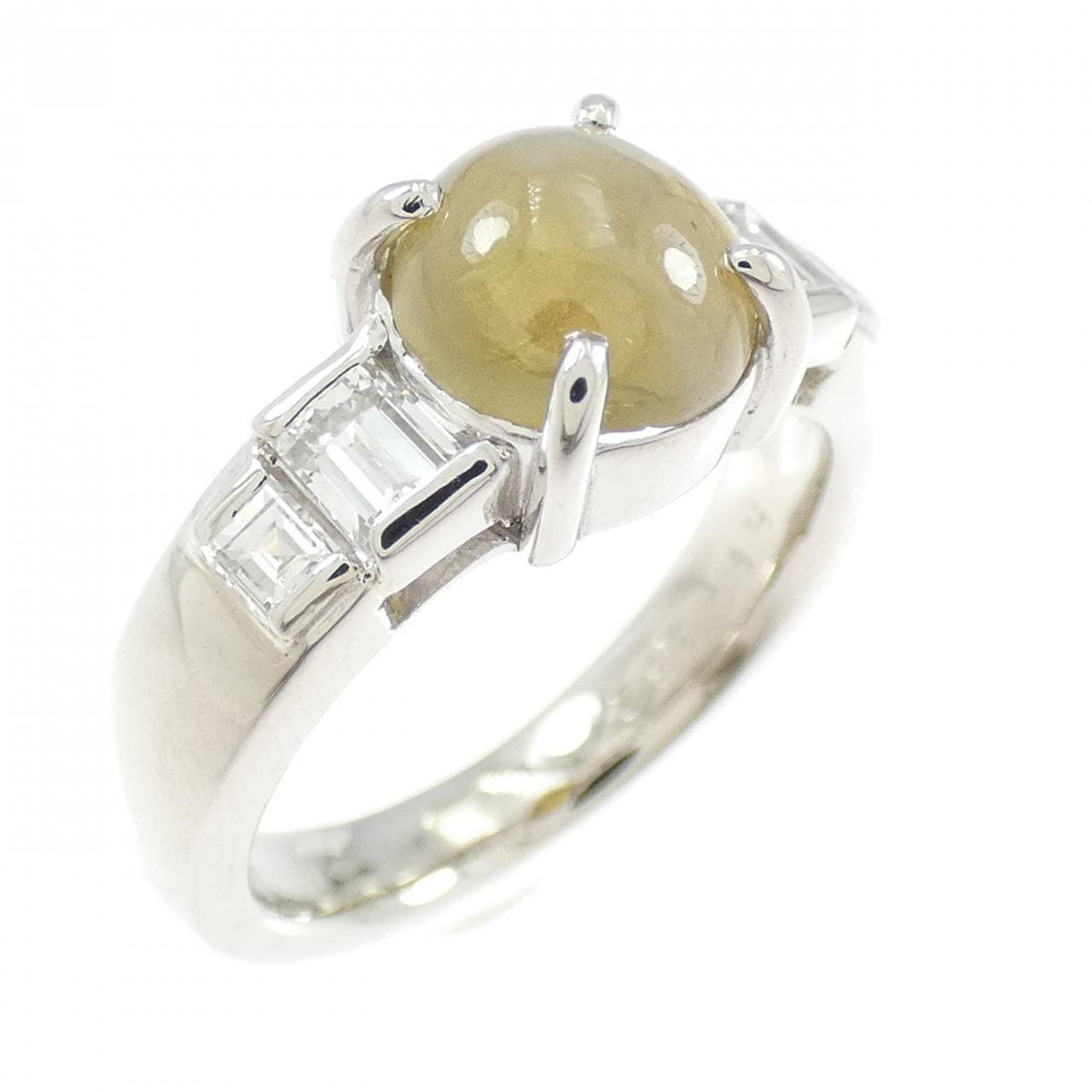 PT900 クリソベリルキャッツアイ リング 2.52CT