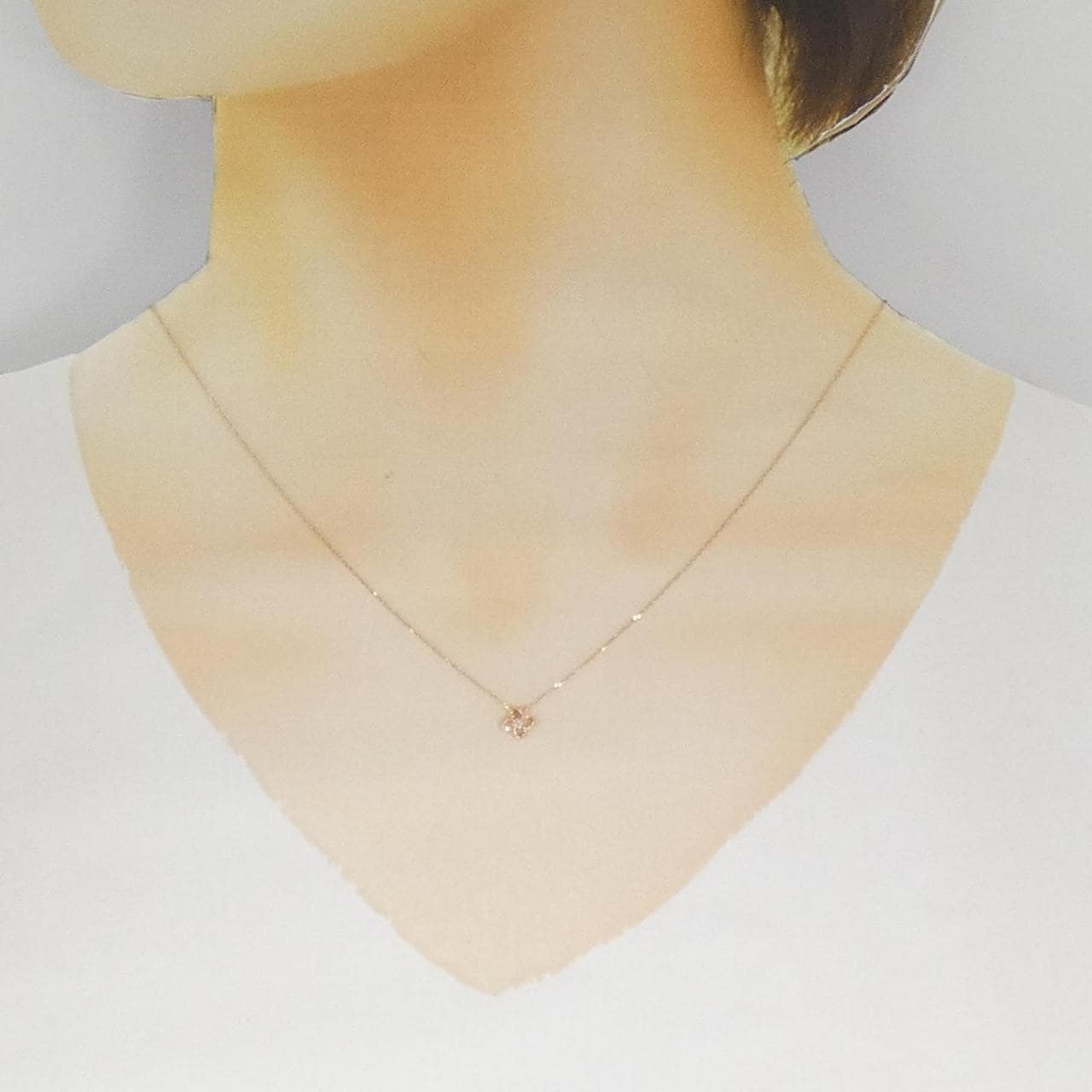 クミキョク ダイヤモンド ネックレス 0.01CT