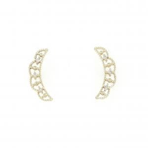 [BRAND NEW] K10YG Diamond earrings 0.02CT