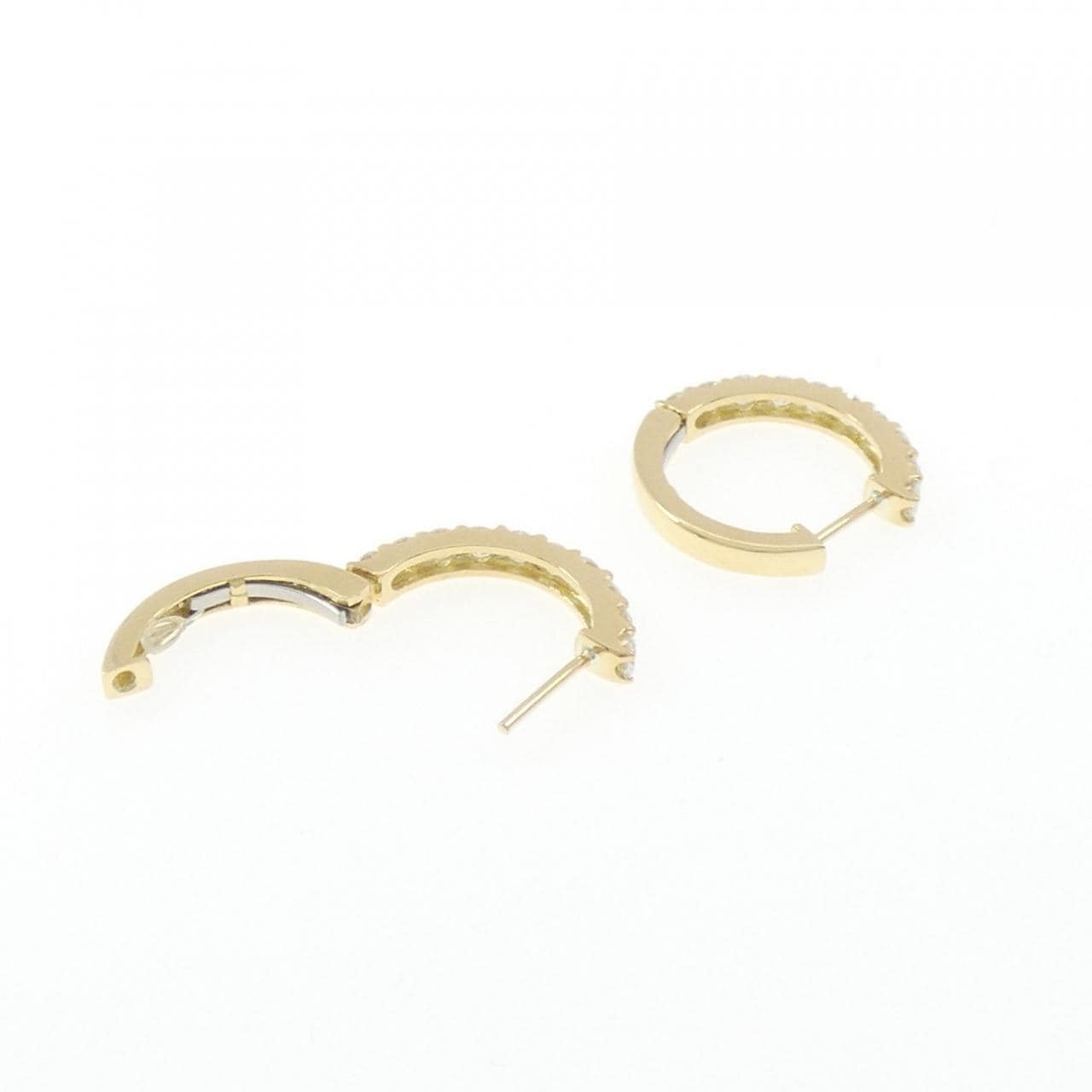 [新品] K18YG鑽石耳環 1.002CT