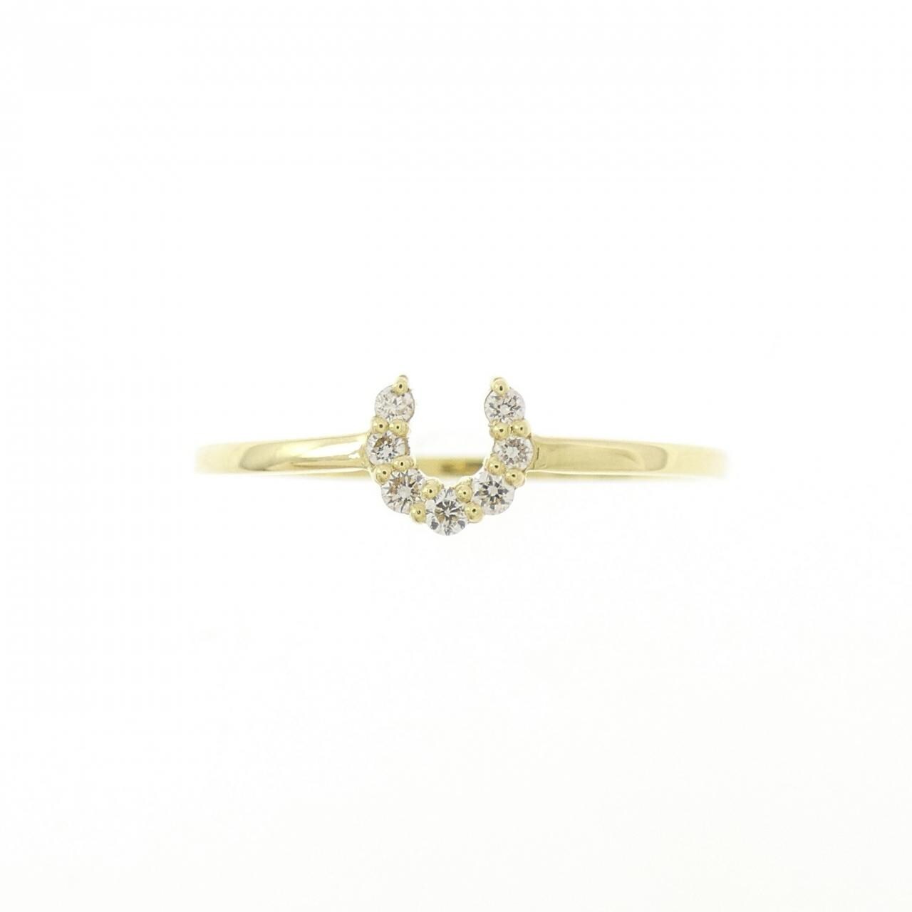 【新品】K18YG ダイヤモンド リング 0.06CT