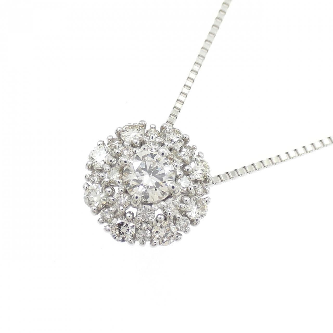 PT950/PT850 ダイヤモンド ネックレス 0.40CT