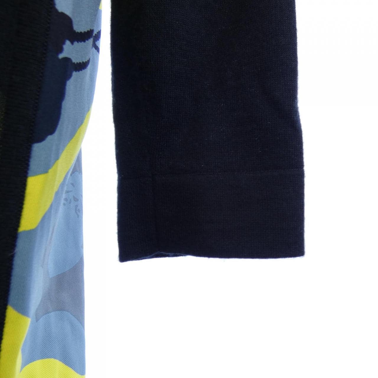 エルメス HERMES POSTE ET CAVALERIE *16-7755 ツイルレーヌ ロングカーディガン