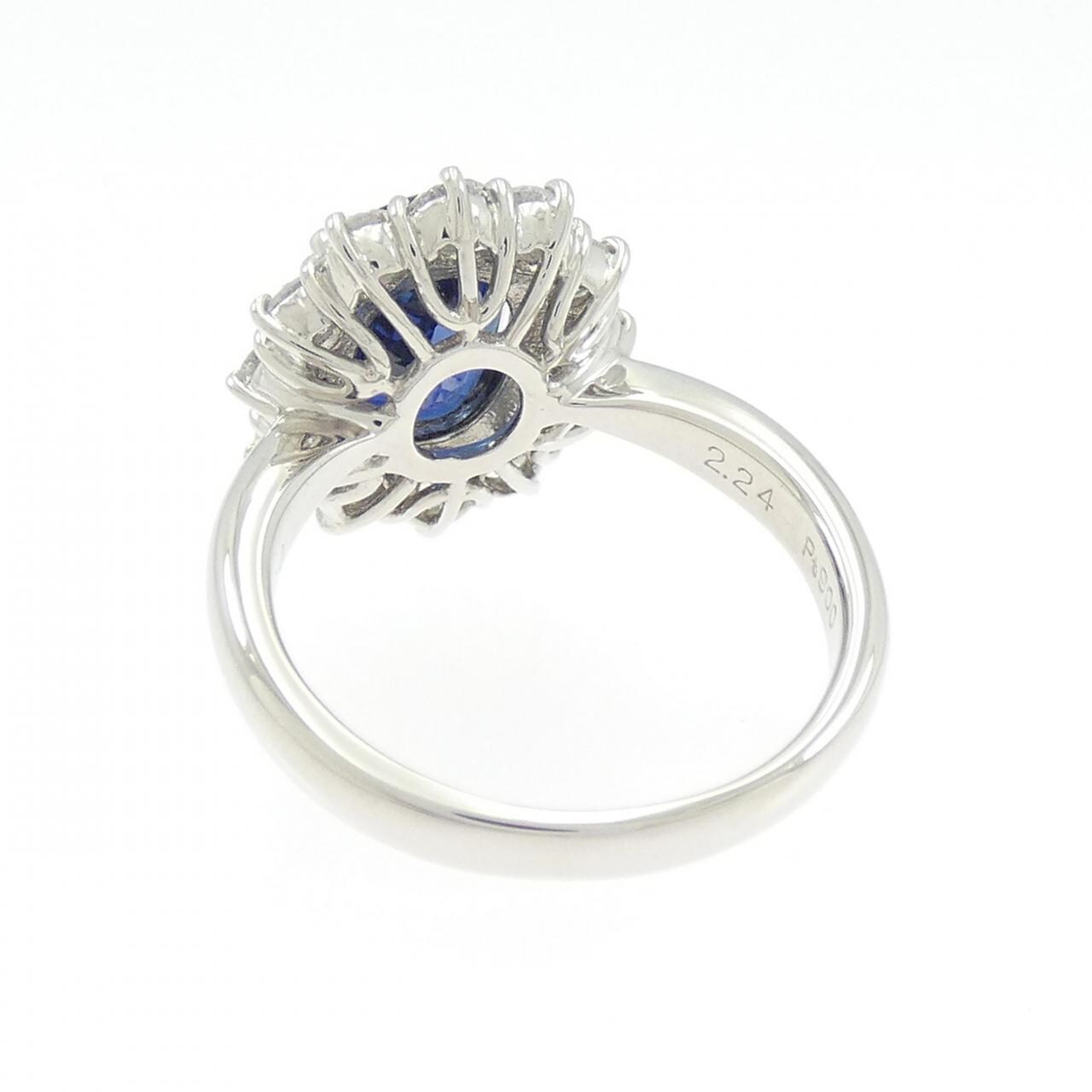 PT900 サファイヤ リング 2.24CT