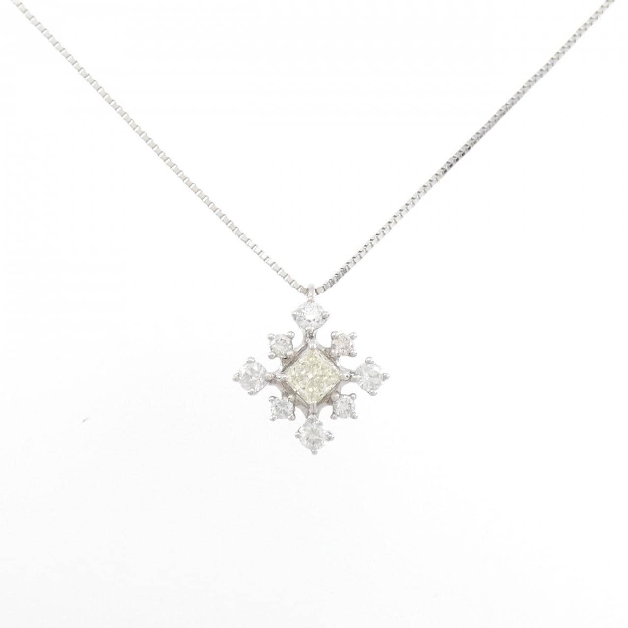 PT900/PT850 ダイヤモンド ネックレス 0.254CT
