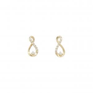 K18YG钻石耳环0.20CT